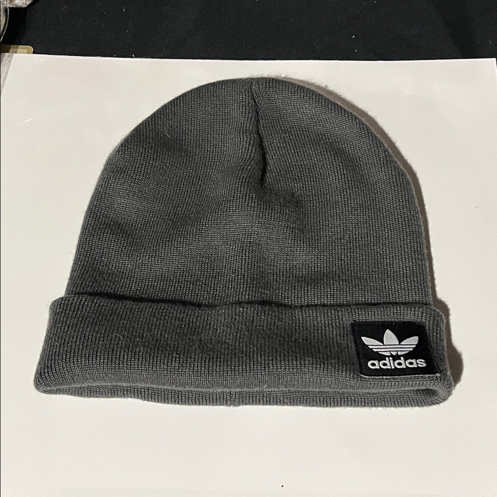 Adidas Dark Gray Knit Beanie